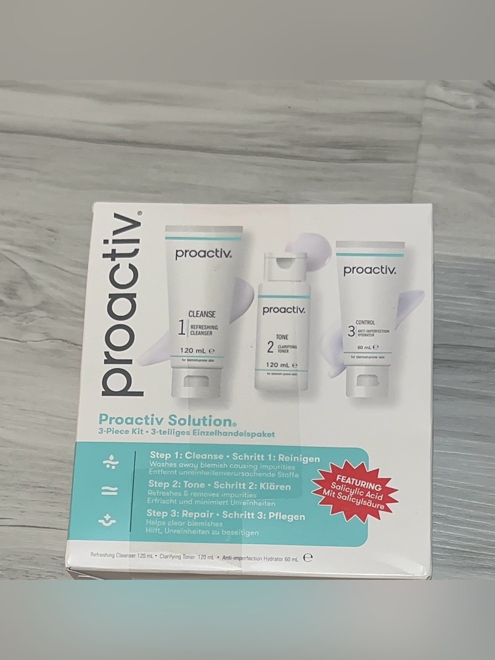 Proactiv 3-Piece Acne Care Kit - White & Teal Accents